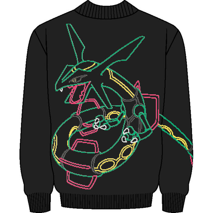 Dolly Noire X Pokemon Rayquaza Sweater Black