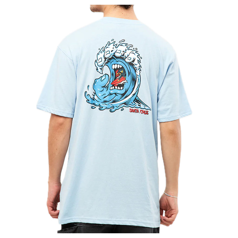 Santa Cruz Screaming Wave T-shirt Sky
