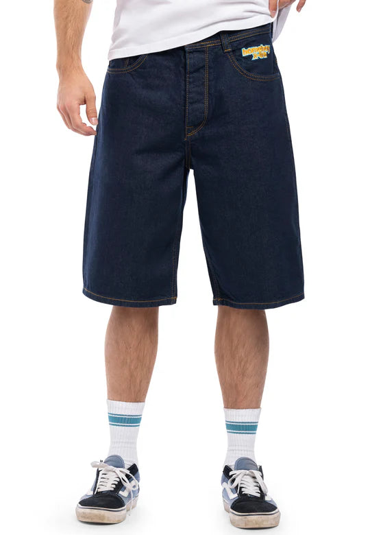Homeboy X-tra BAGGY Denim Shorts Indigo