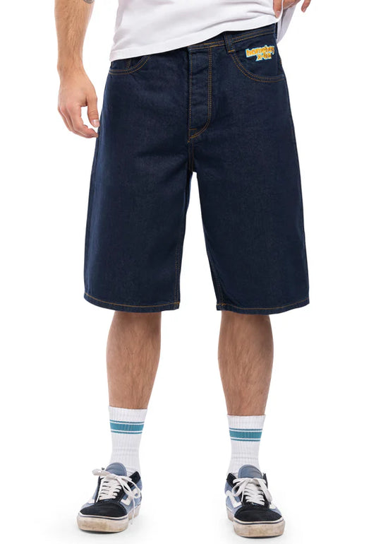 Homeboy X-tra BAGGY Denim Shorts Indigo