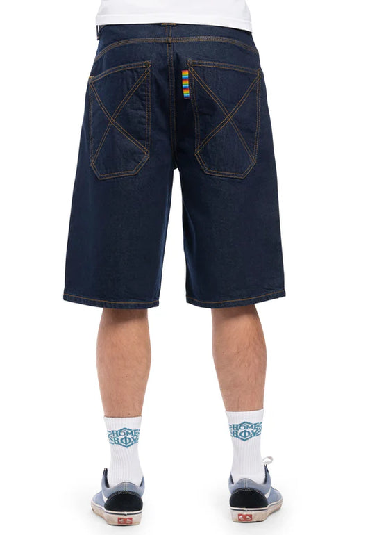 Homeboy X-tra BAGGY Denim Shorts Indigo