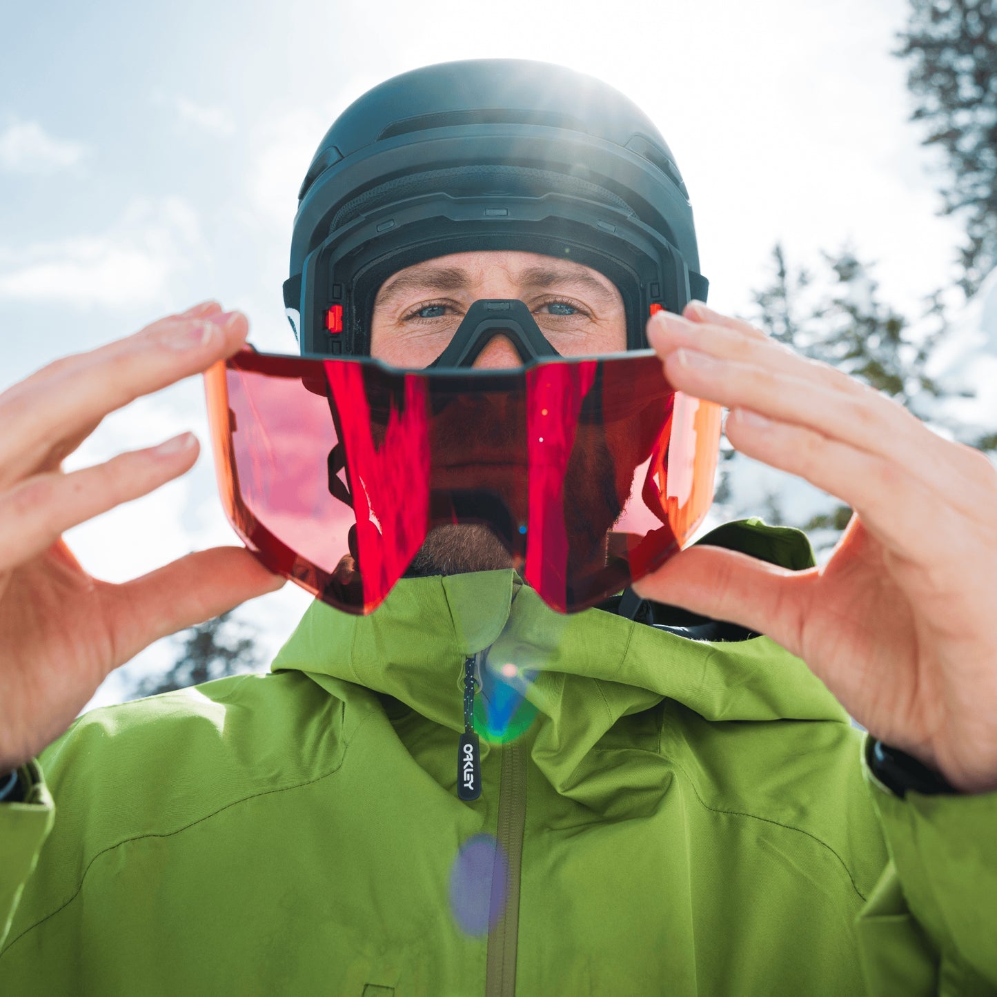 Oakley Line Miner™ Pro L Prizm Snow Torch Iridium + Extra Lens