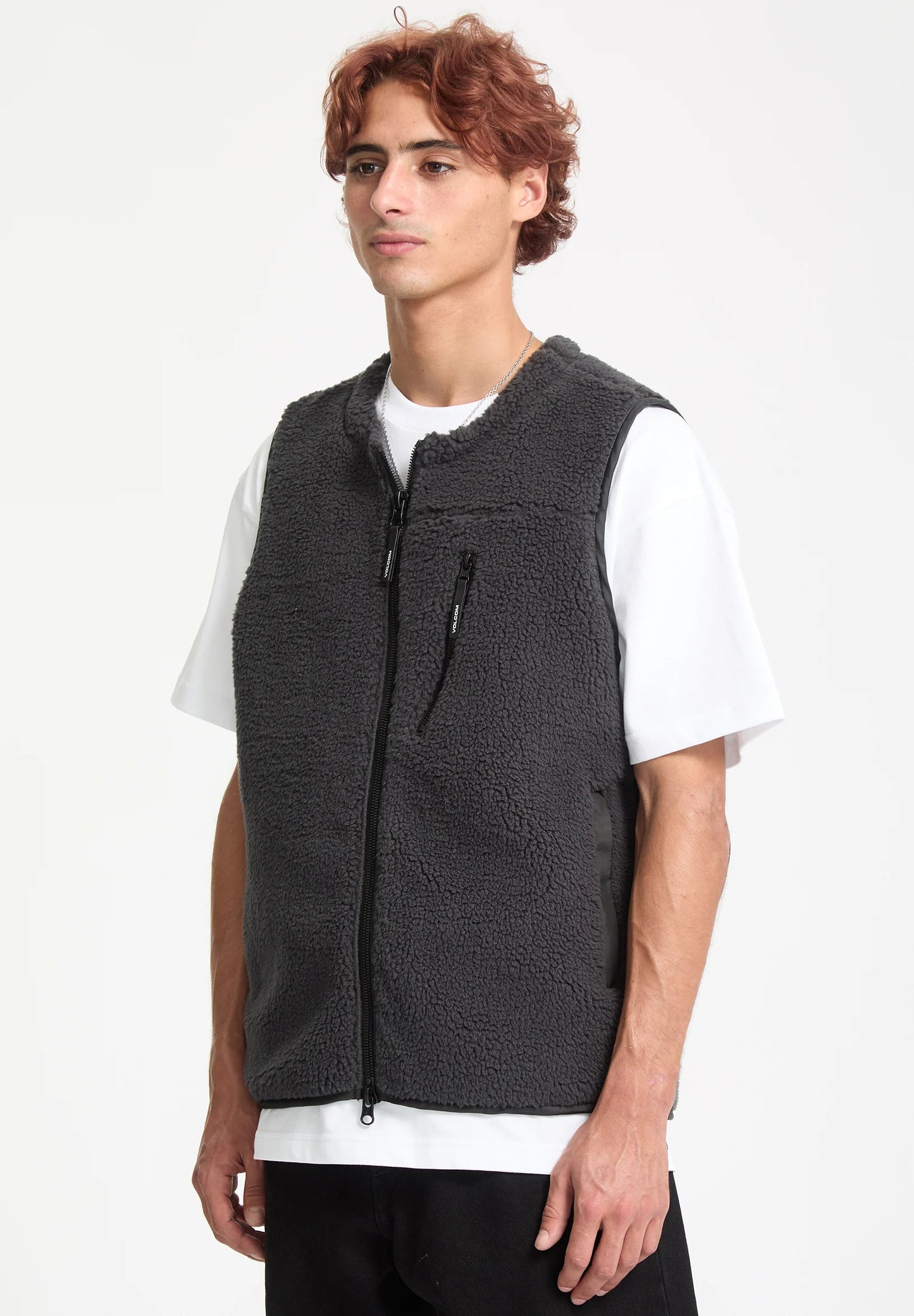 Volcom Arch Stone Vest Asphalt Black