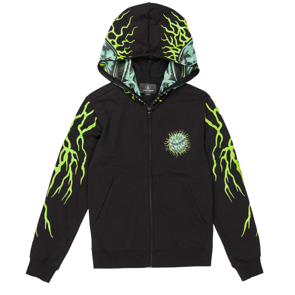 Volcom Alien Full Zip Hoodie Black