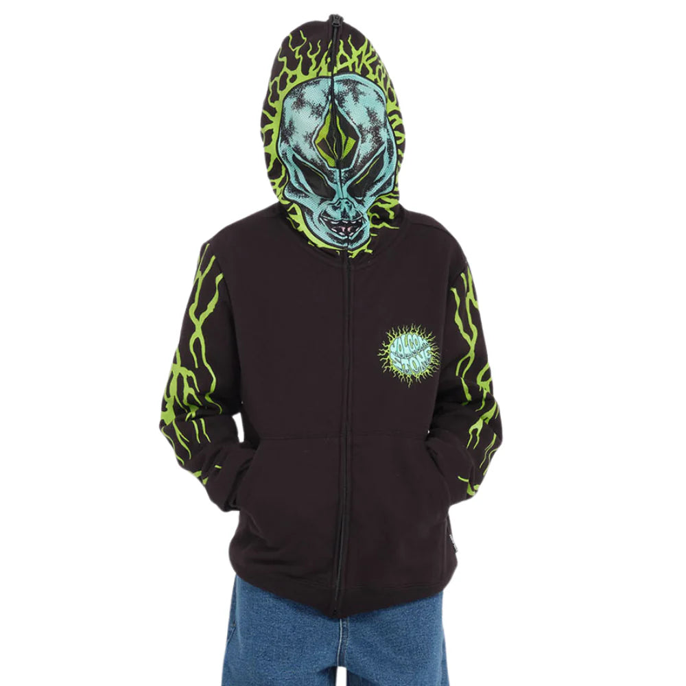 Volcom Alien Full Zip Hoodie Black