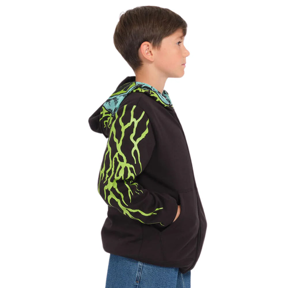 Volcom Alien Full Zip Hoodie Black