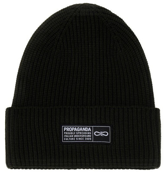 Propaganda Beanie Flag Label Black