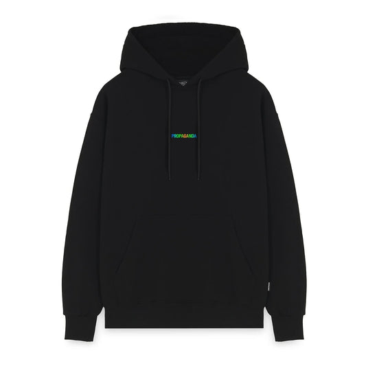 Propaganda Ribs Neon Hoodie Black