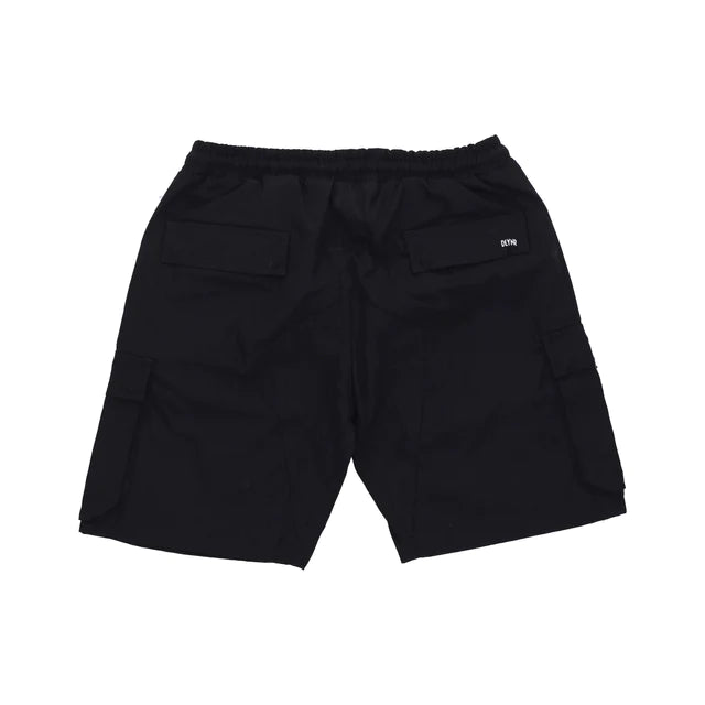 Dolly Noire Cotton Ripstop Cargo Easyshorts Black