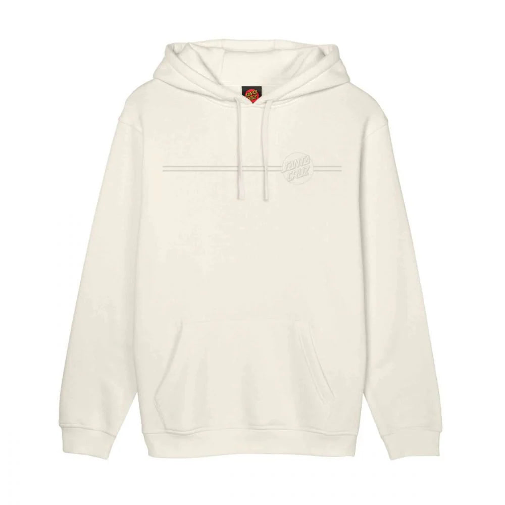 Santa Cruz Dot Stripe Hoodie Unbleached
