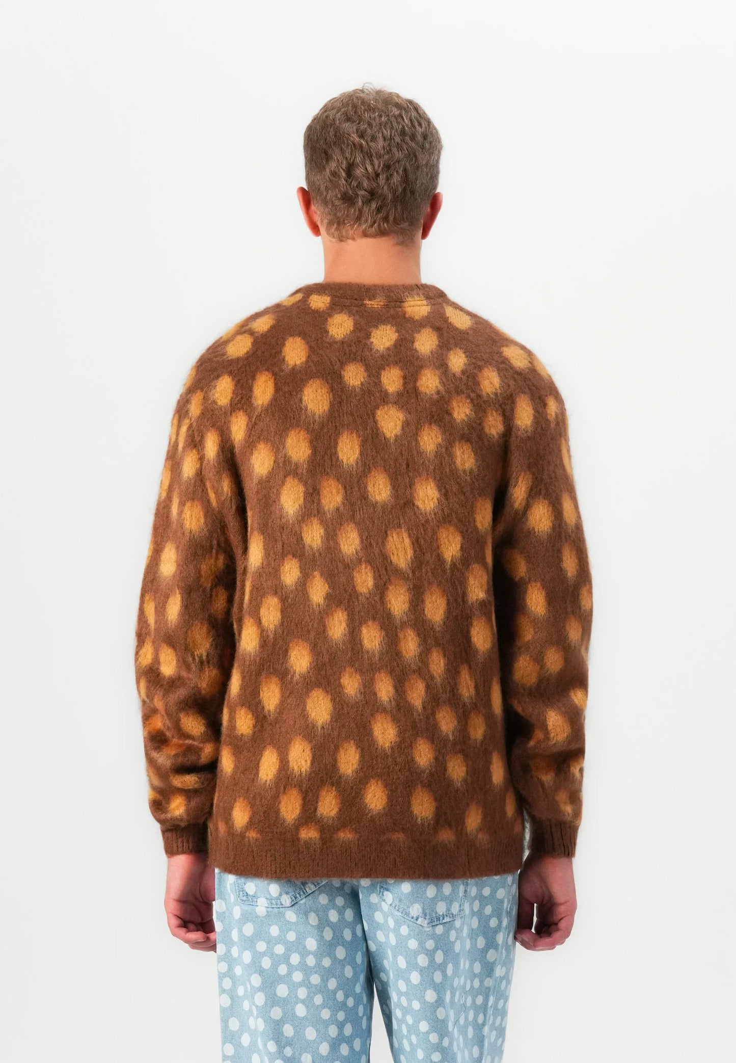 Santa Cruz Jaguar Knit Crew Brown