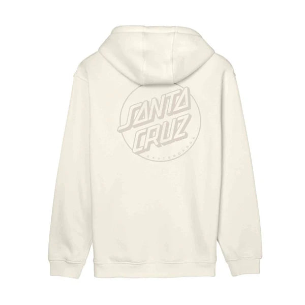 Santa Cruz Dot Stripe Hoodie Unbleached