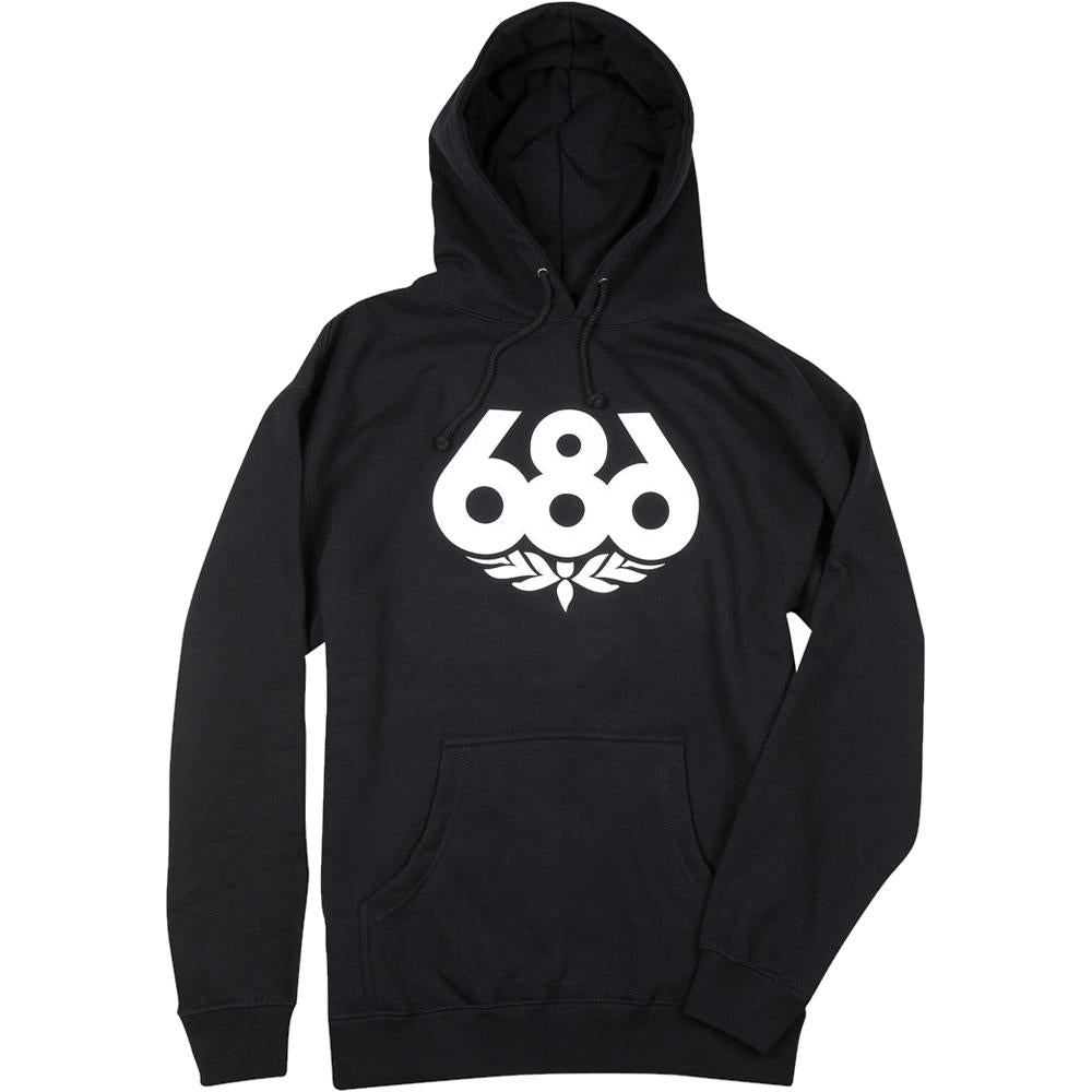 686 Wreath Pullover Hoodie Black