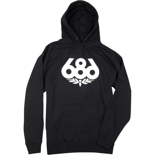 686 Wreath Pullover  Hoodie Black