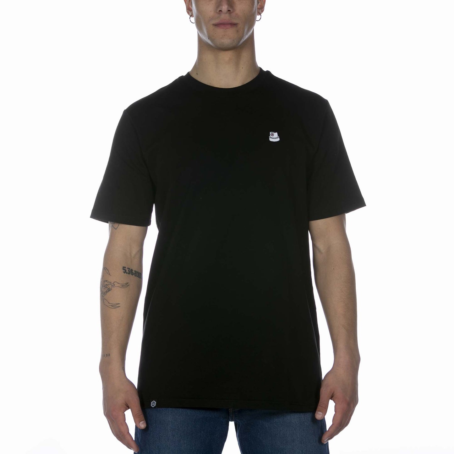 Dolly Noire Fat Cap Tee Black