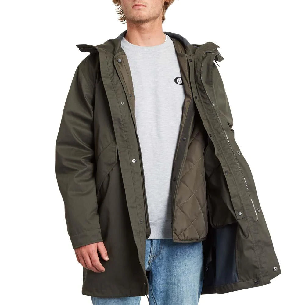 Volcom Wallstone Jacket 3 in 1 Green