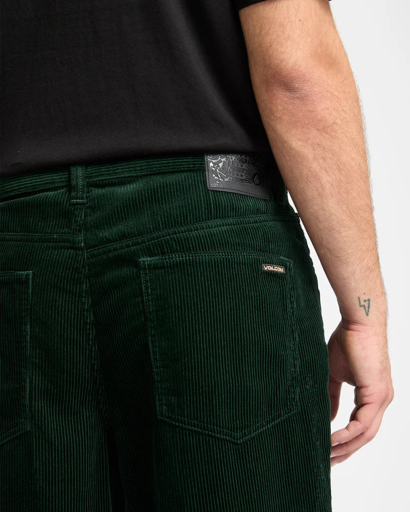 Volcom Billow Tapered Cord Pant Scarab