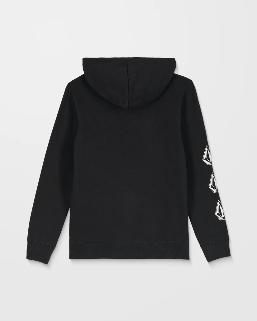 Volcom Iconic Stone Gid Hoodie Black Kids
