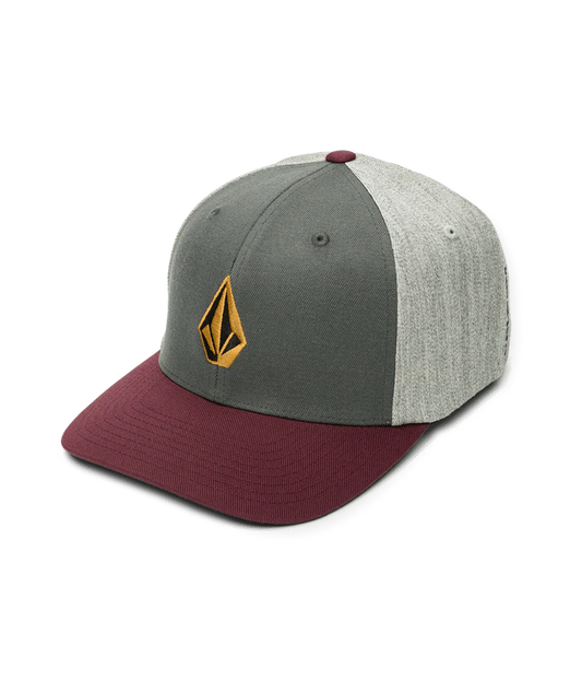 Volcom Full Stone Flexfit Cap  Merlot