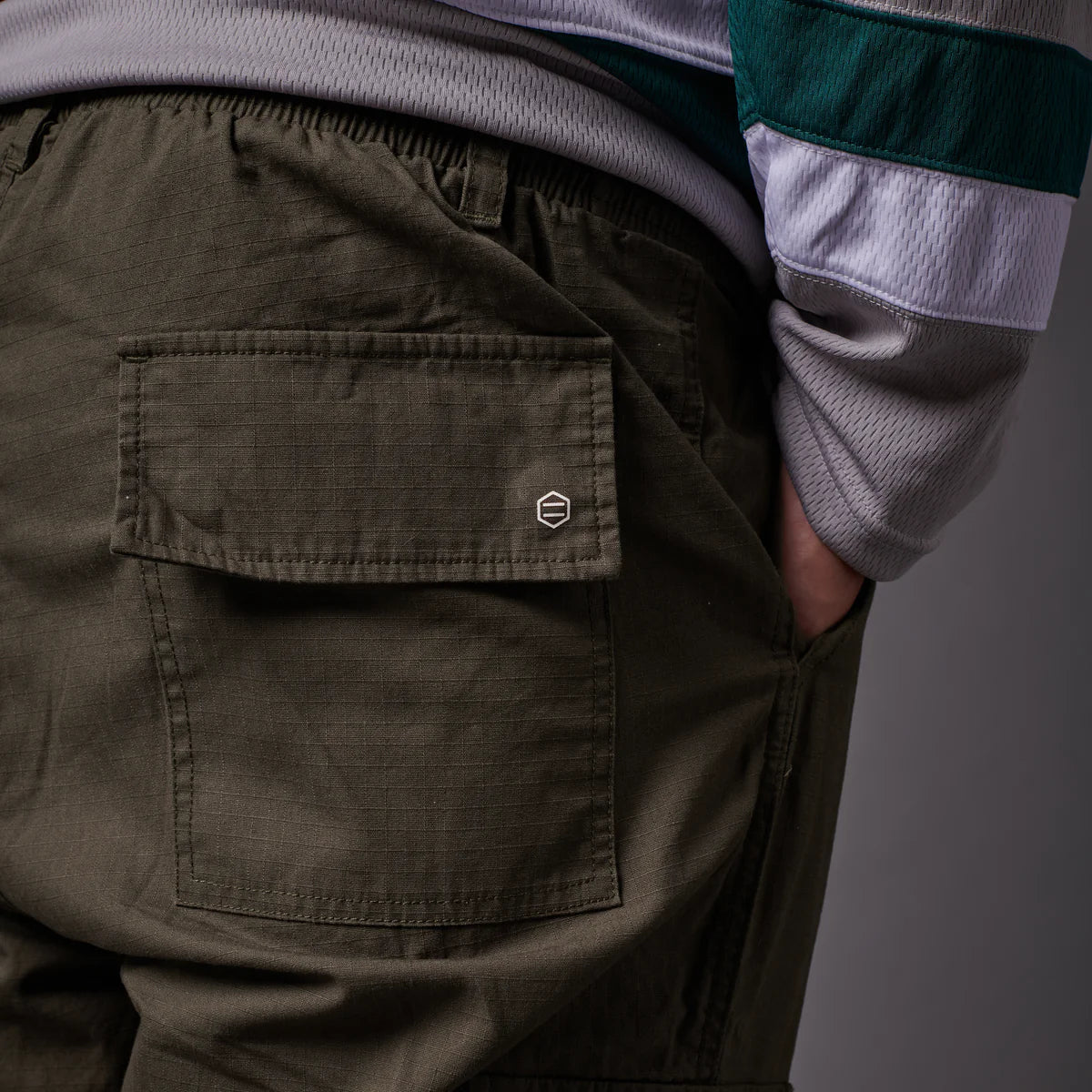 Dolly Noire Ripstop Baggy Cargo Green