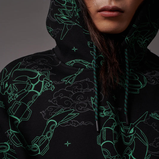 Dolly Noire X Pokémon Rayquaza Pattern Hoodie