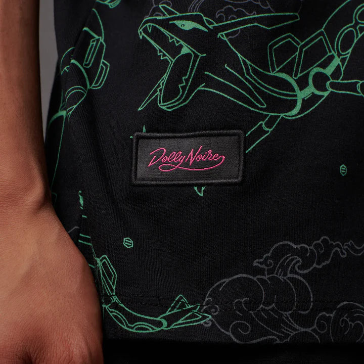 Dolly Noire X Pokémon Rayquaza Pattern Tee 2025