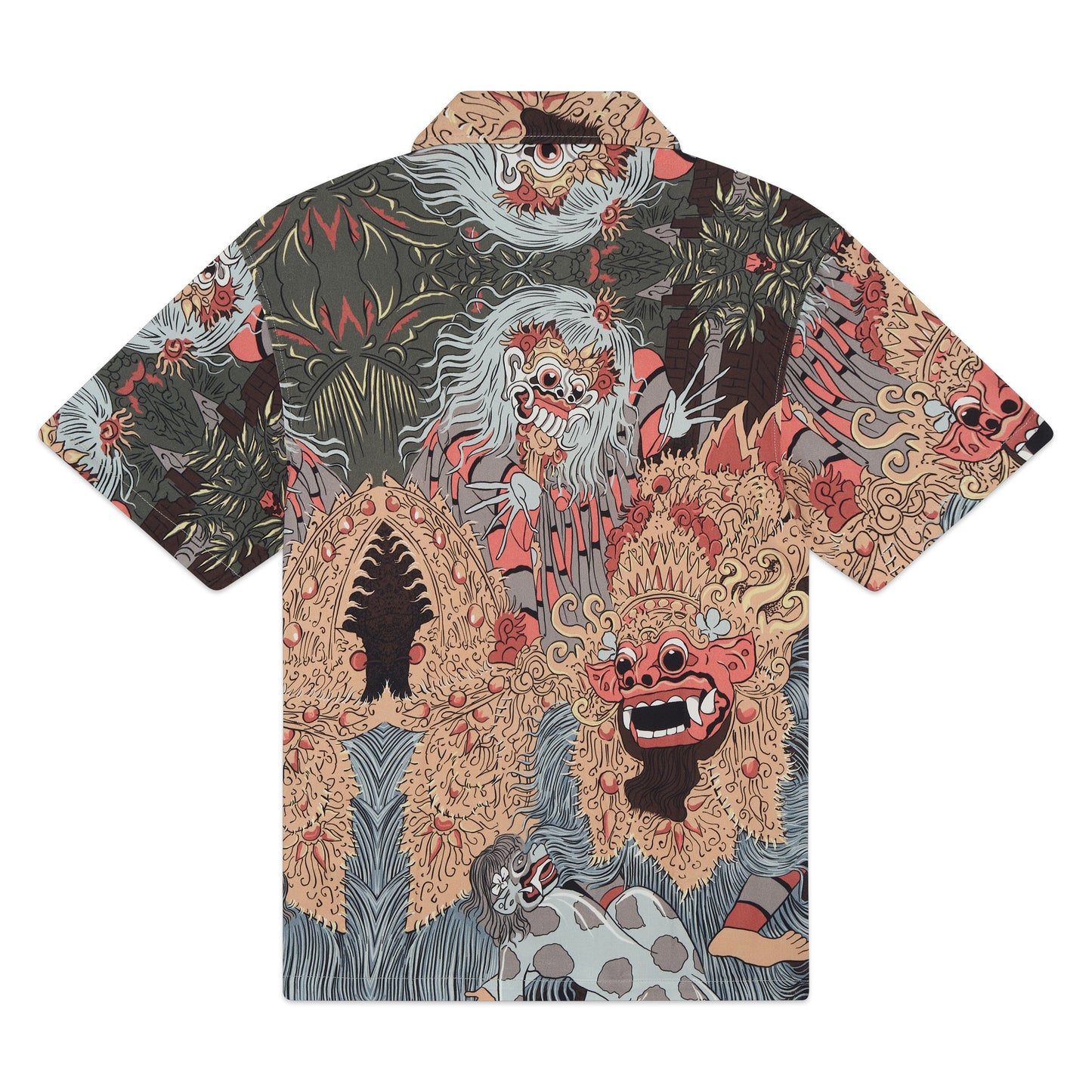 Dolly Noire Barong And Rangda Bowling Shirt