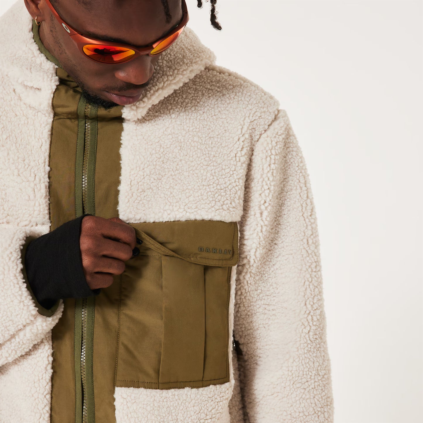 Oakley Snowdrift Full Zip Sherpa Mist