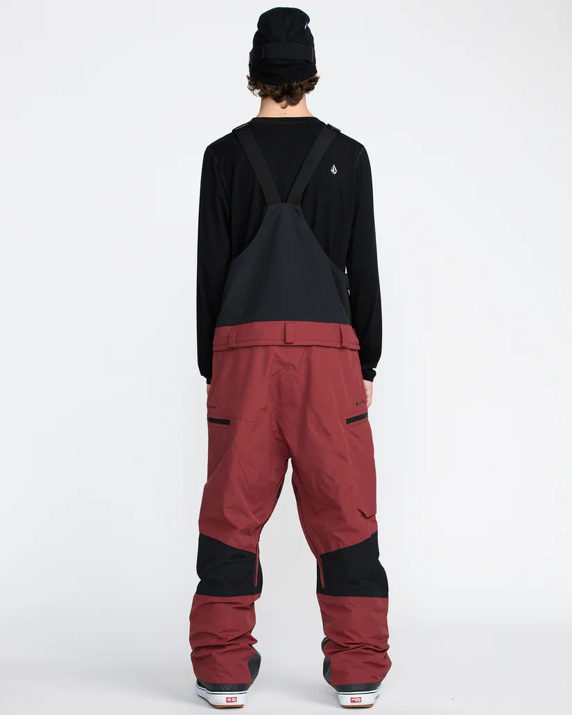 Volcom Rain Gore Tex Bib Overall Red