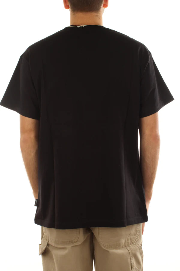 Propaganda Logo Embroidery T-shirt Black