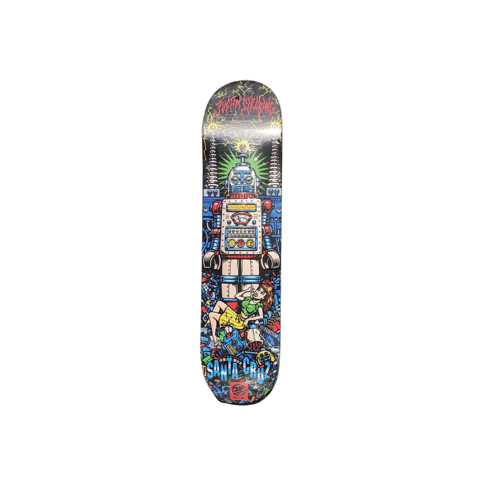 Santa Cruz Justin Strubing Droid Skateboard Deck Still 7.8" x 31.7"