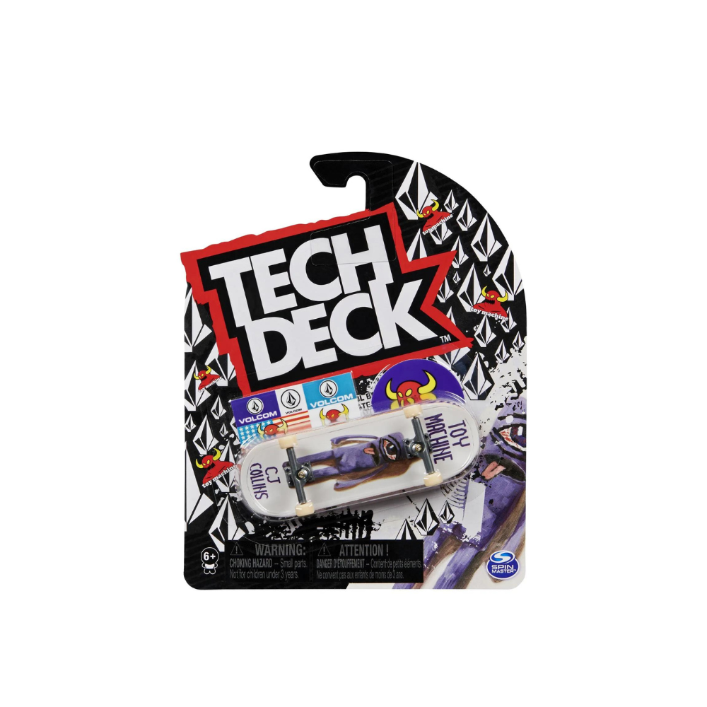 Tech Deck - Toy Machine x Volcom 'CJ Collins' Graphic (Common)