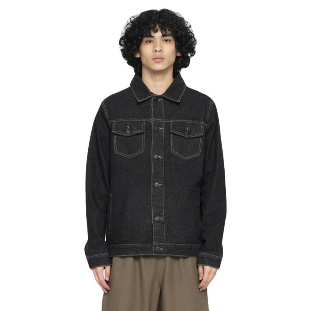 Santa Cruz Dark Moon Dot Jacket Black Denim