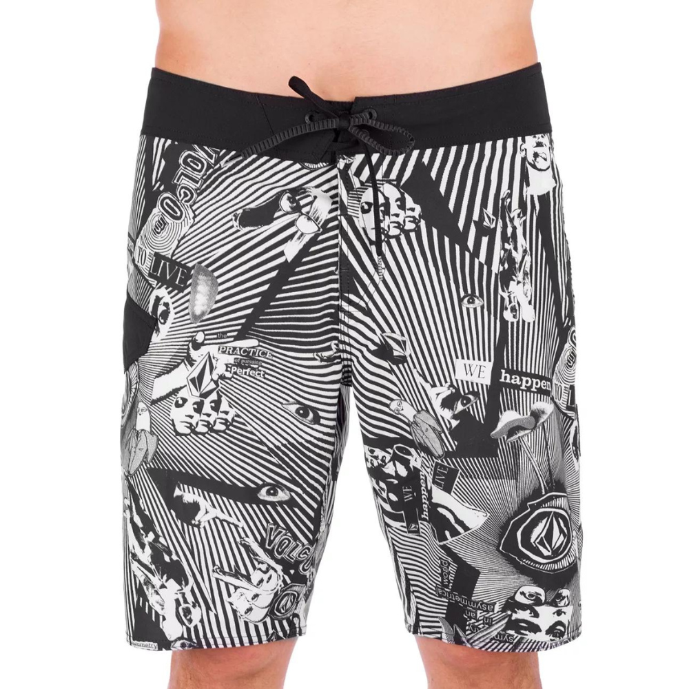 Volcom Lido Print 20" Boardshort Black
