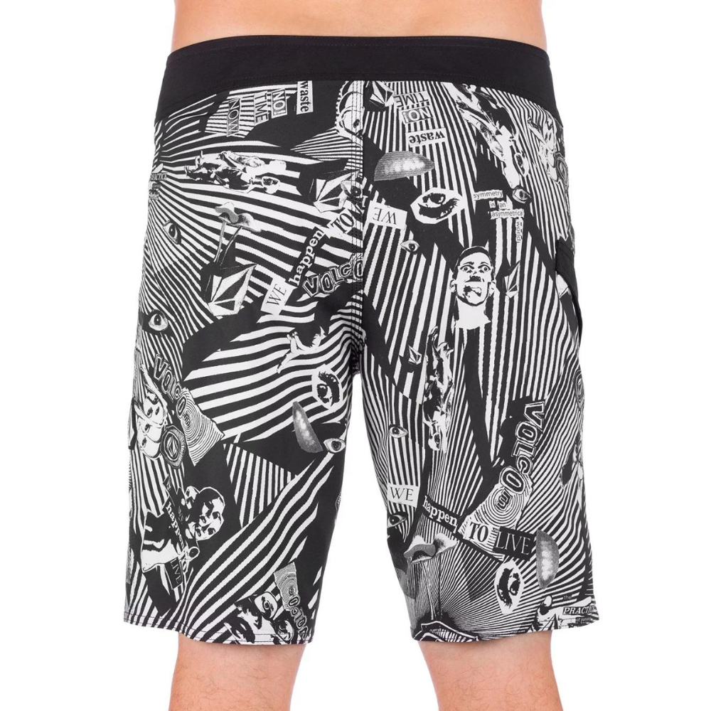Volcom Lido Print 20" Boardshort Black