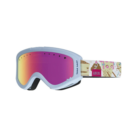 Anon Tracker Junior  Ski Goggles Pink Amber