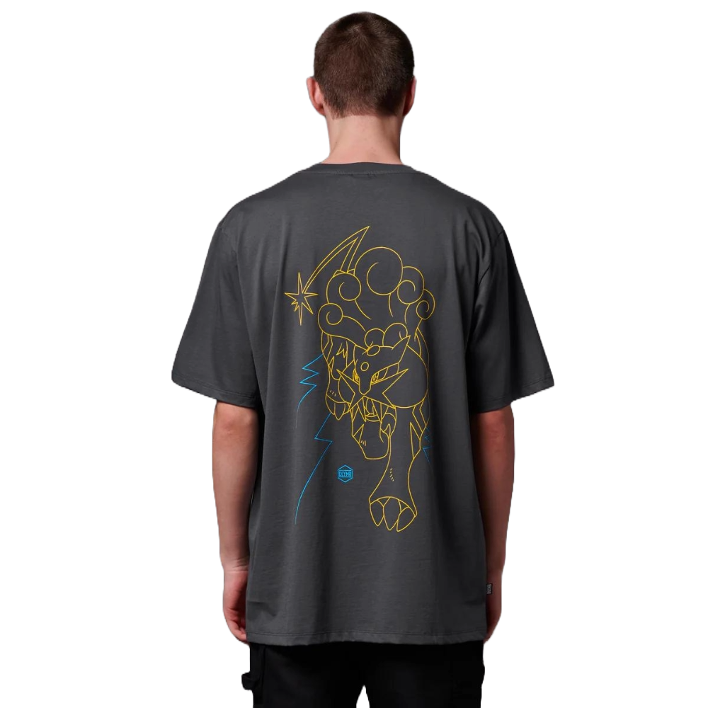 Dolly Noire Raikou Tee Charcoal Pokemon
