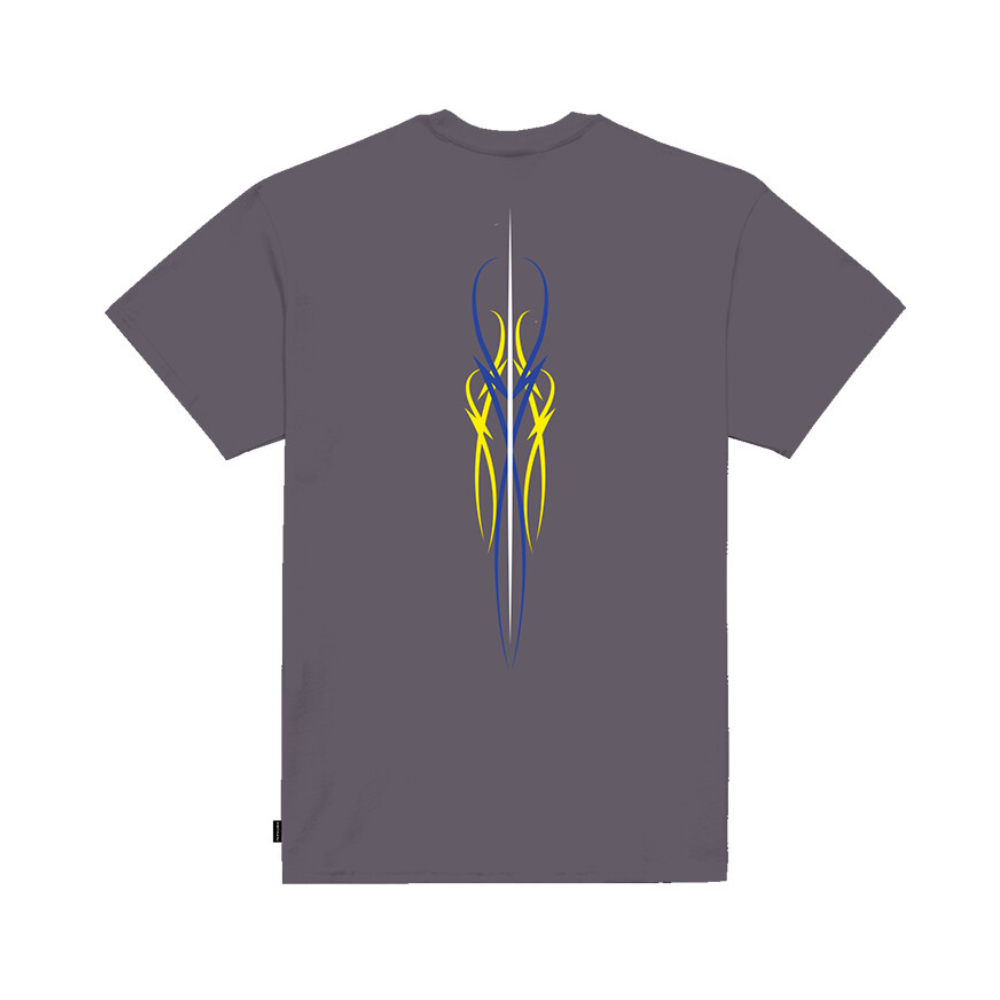 Propaganda Logo Pin Stripe Tee Sword
