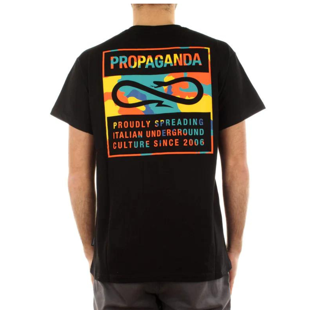 Propaganda Logo Classic Label Tee Black
