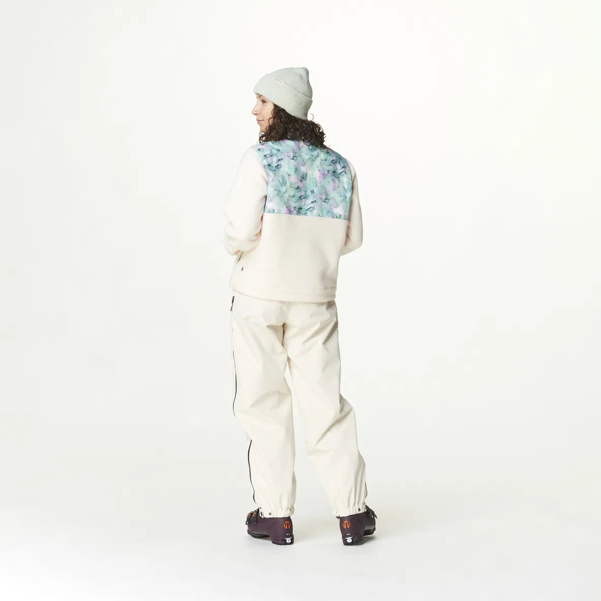 Picture Zelkova Printed Fleece Blurry Water Print