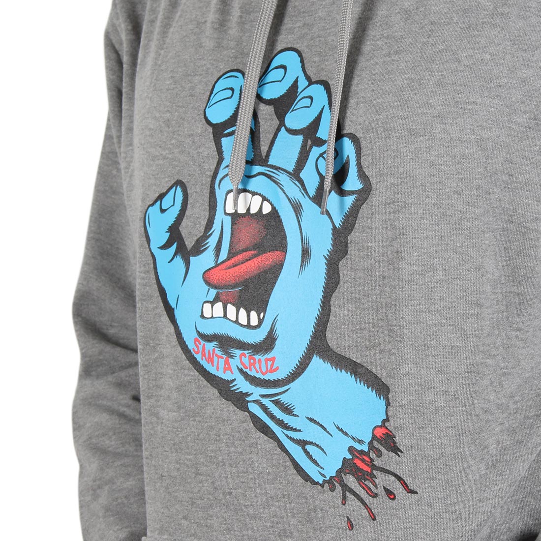 Santa Cruz Screaming Hand Hoodie Dark Heather