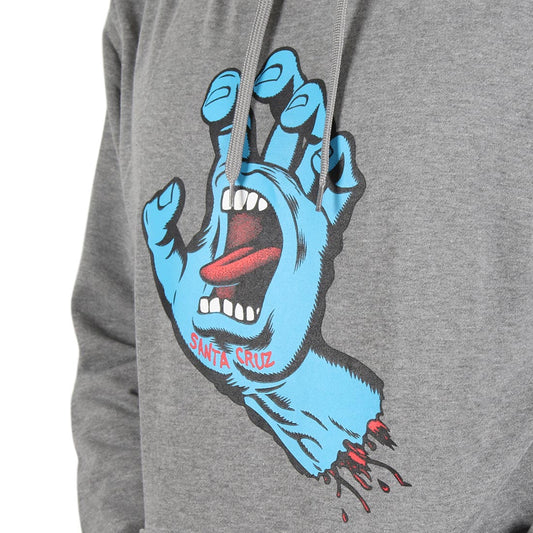 Santa Cruz Screaming Hand Hoodie Dark Heather