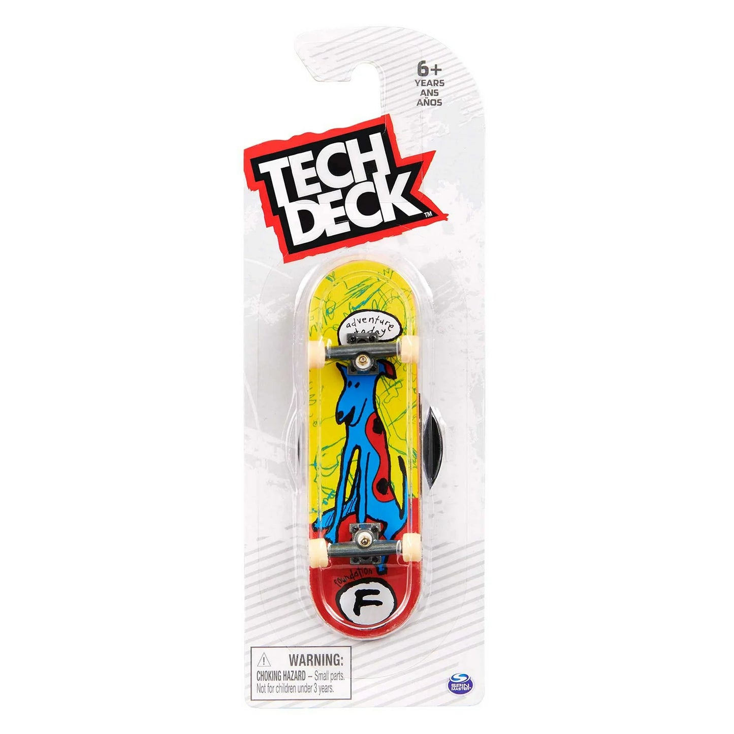 Tech Deck Single-Pack Fingerboard Skateboard (96 mm) - Foundation Style