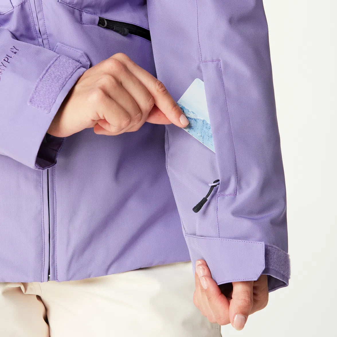 Picture Sitkah Jacket Vaniglia Paisley Viola