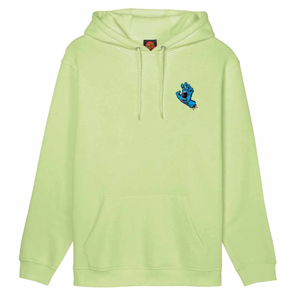 Santa Cruz Screaming Hand Chest Hoodie Matcha