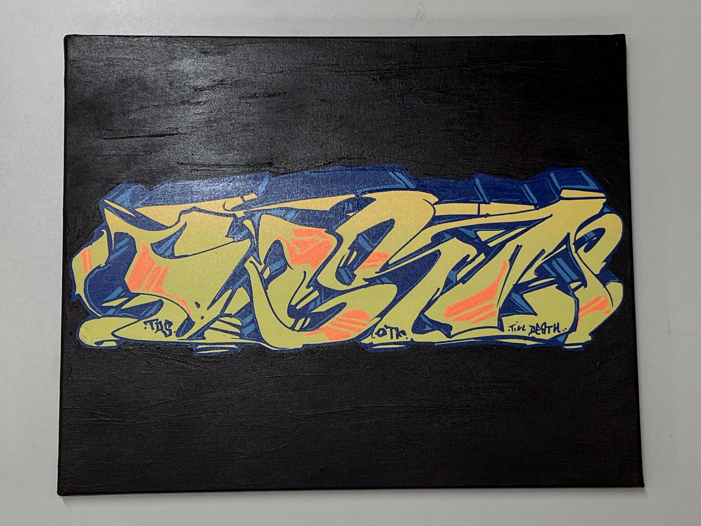 Black Board Yellow 19