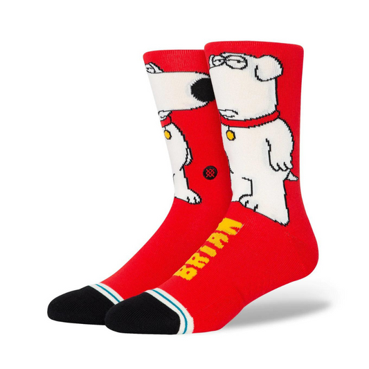Stance The Dog Socks Red