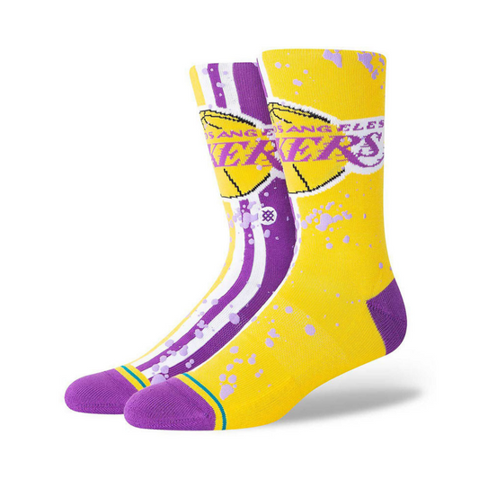 Stance Los Angeles Lakers Overspray  Socks