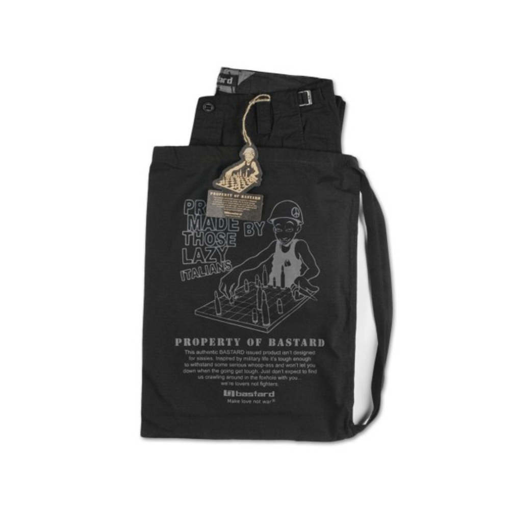 Bastard Cargo Slim Pant Ripstop Black