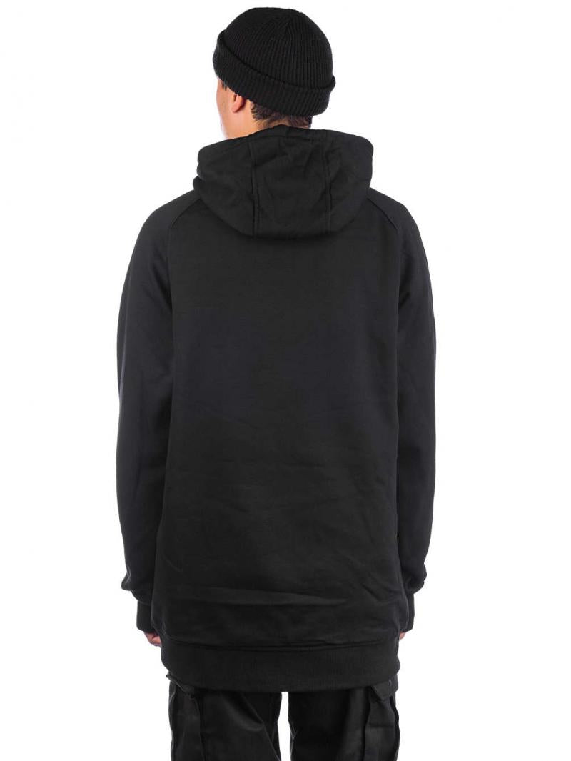 Rome Riding Shred Hoodie Grunge Black